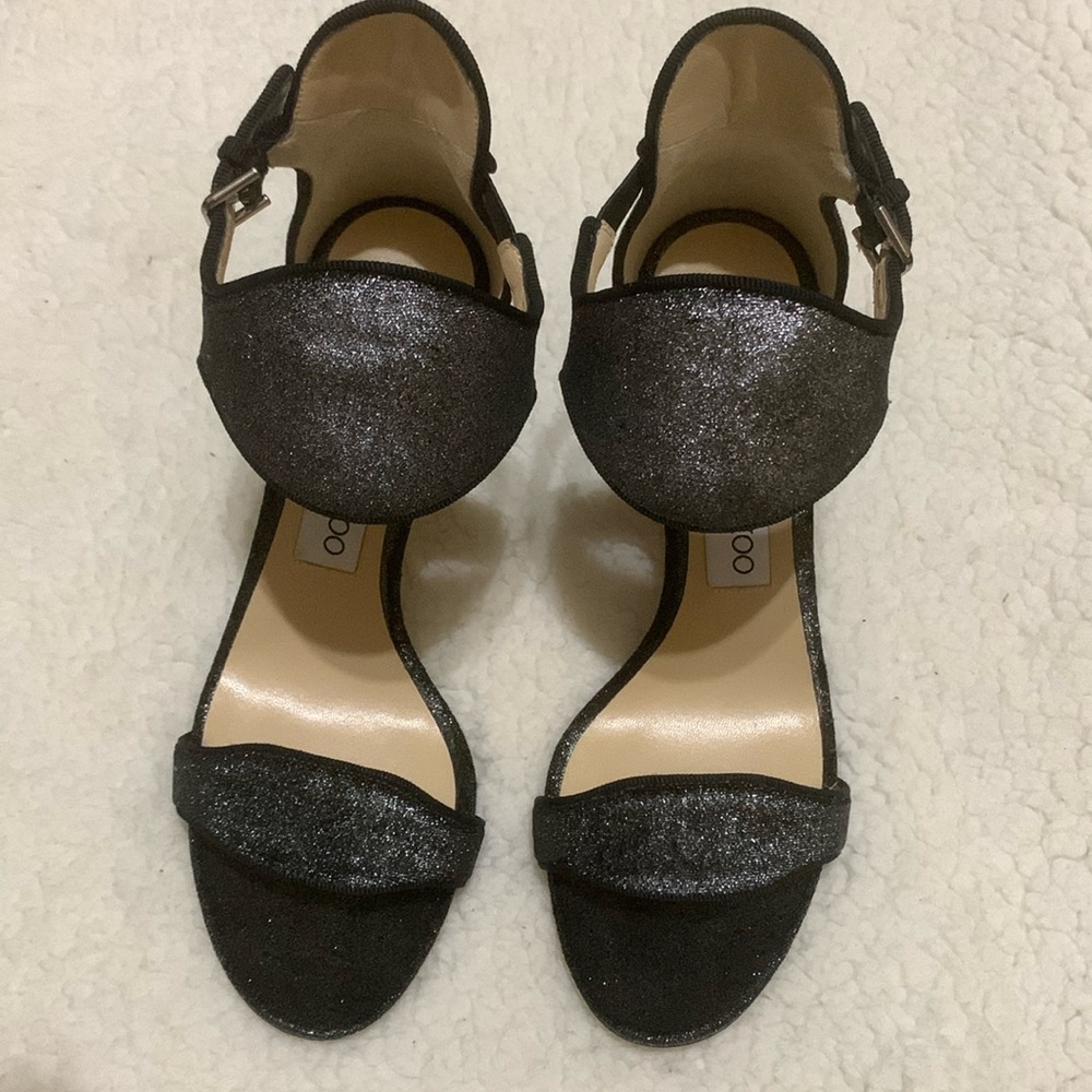 Jimmy Choo Velvet Sandals